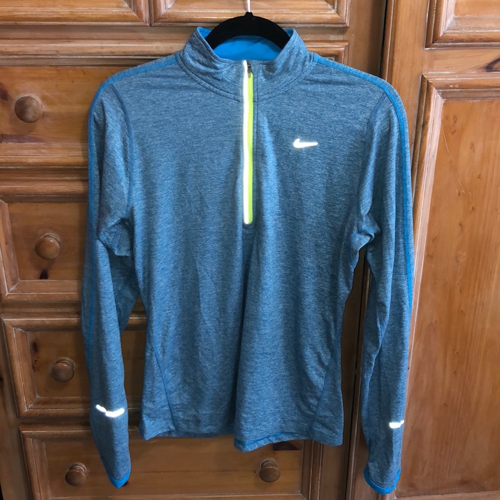 Nike Run Element 1/3 zip contrast